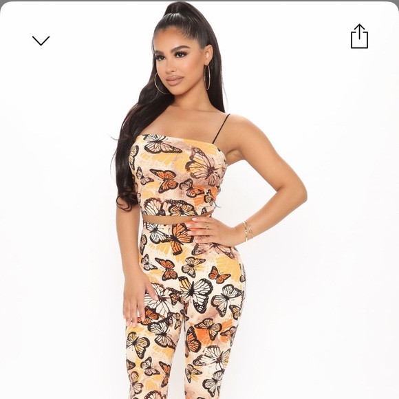 FASHION NOVA Pant and top set 🦋 - Picture 2 of 2